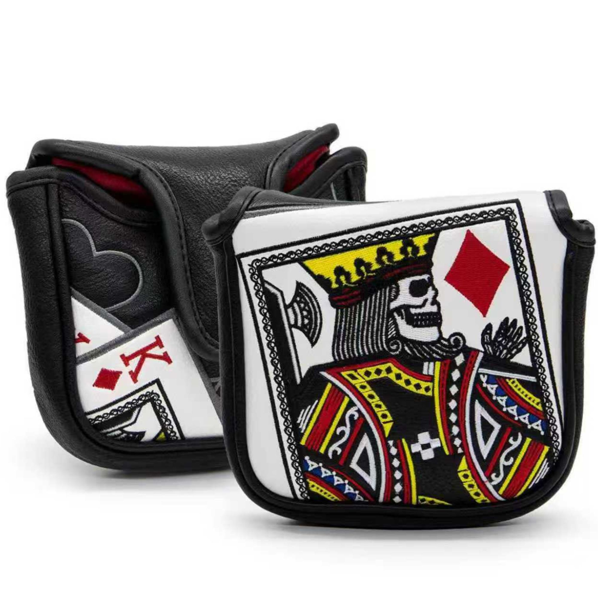 Men Accessories Style - King Of Hearts bestickter Schlägel-Putter mit