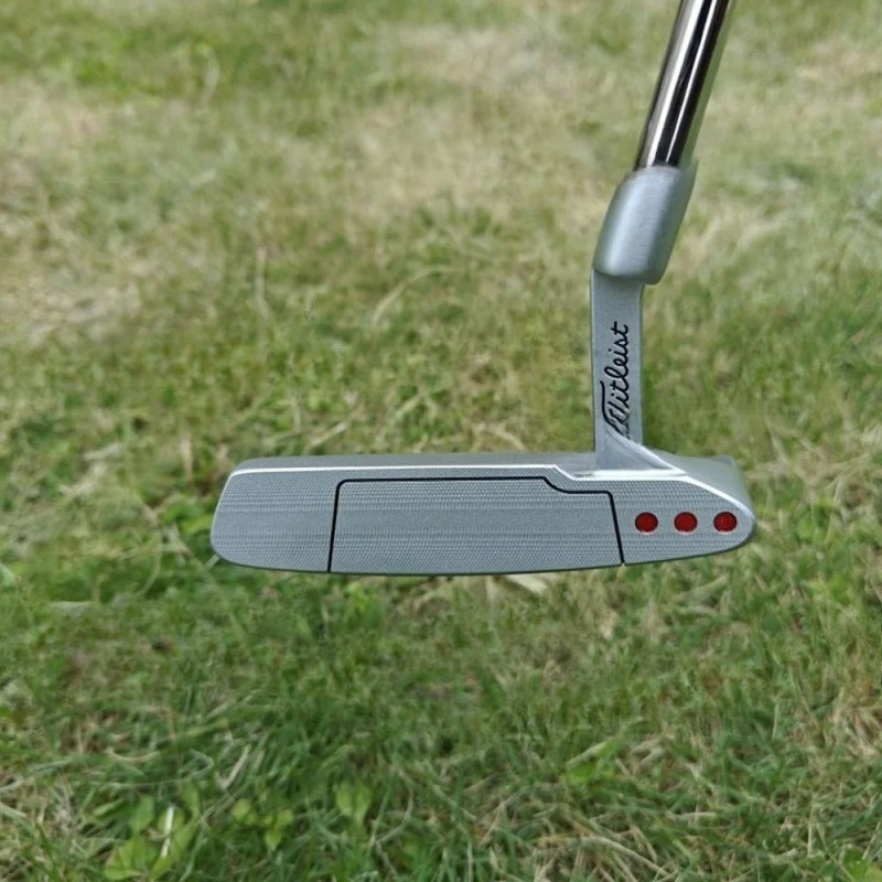 Men Accessories Style - Silberner Three Points Golf Putter im