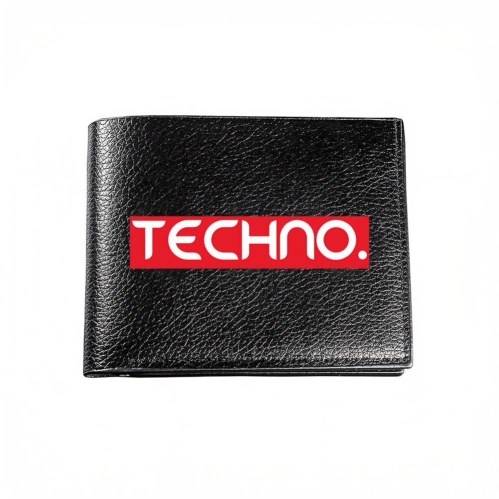 Men Accessories Look - Techno Logo Herren-Geldbörse Kartenhalter Lässiges Business-Modedesign