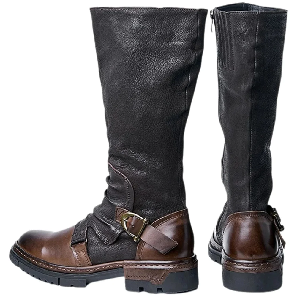 Men Accessories Style - Herren Mittelalter Retro Kunstleder Schuh Mittelalter