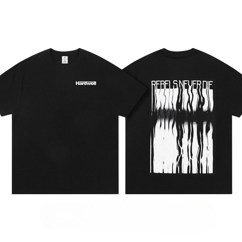 Men Accessories List - Hardwell – Kurzarm-T-Shirt aus reiner Baumwolle