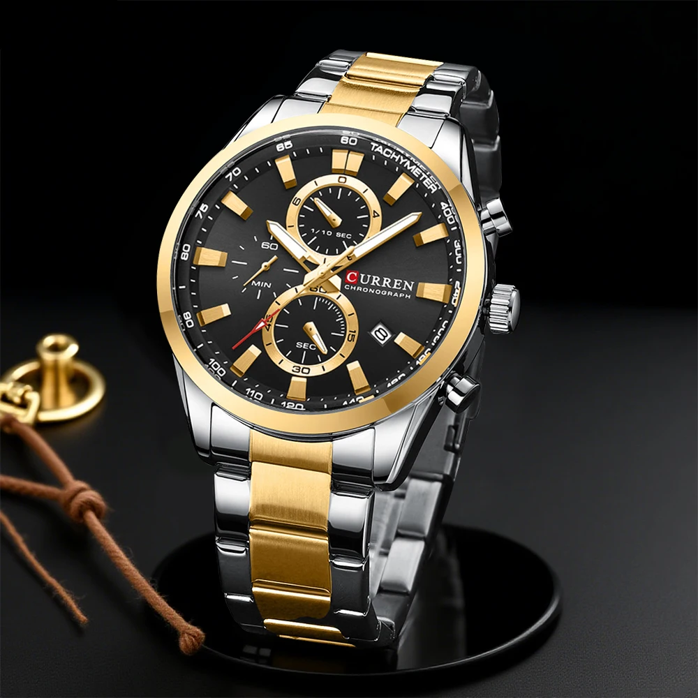 Men'S Accessories And Jewelry - CURREN Casual Quarz Chrono Sportuhren Marken