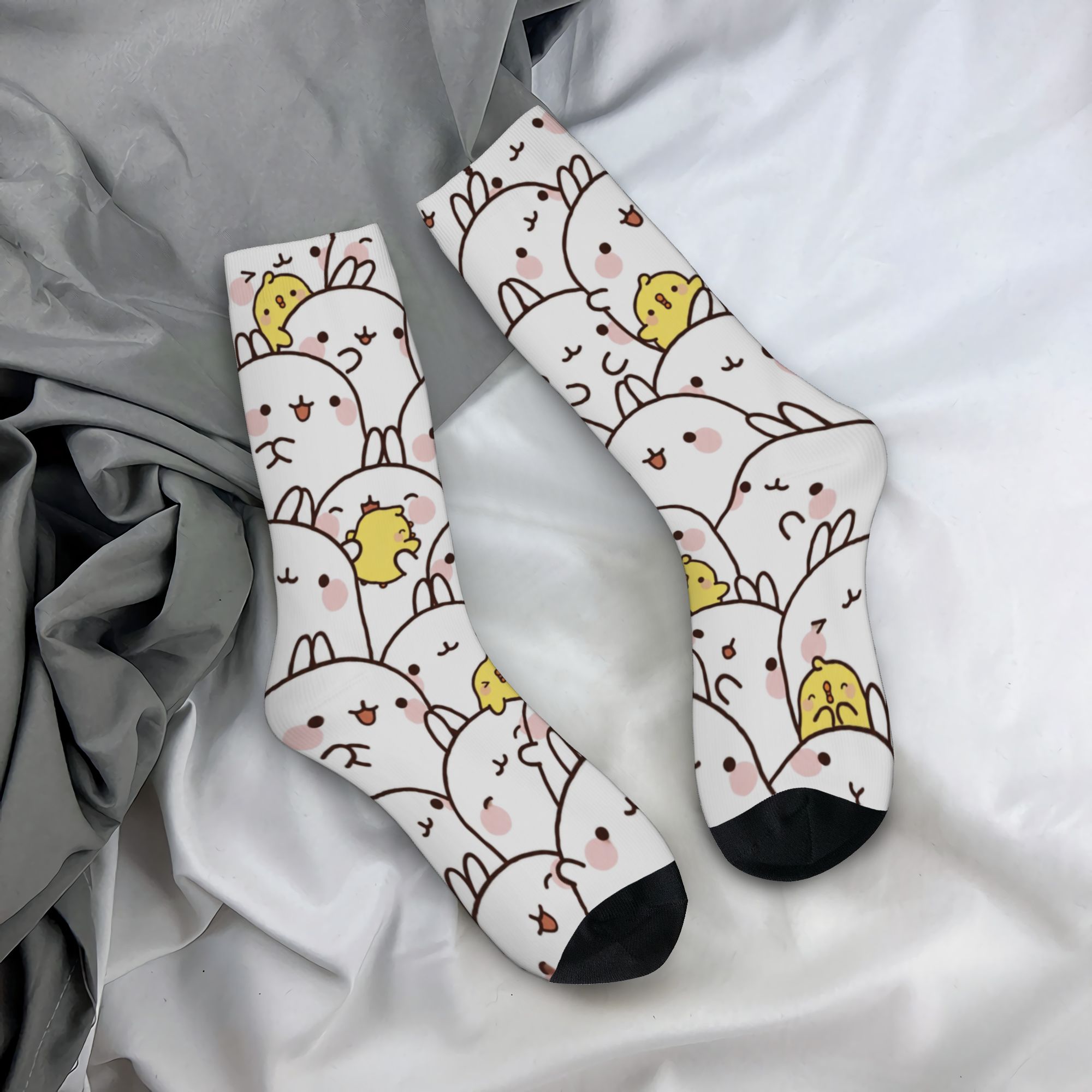 Men'S Accessories Best - Männer Frauen Molang Cartoon Socken Baumwolle