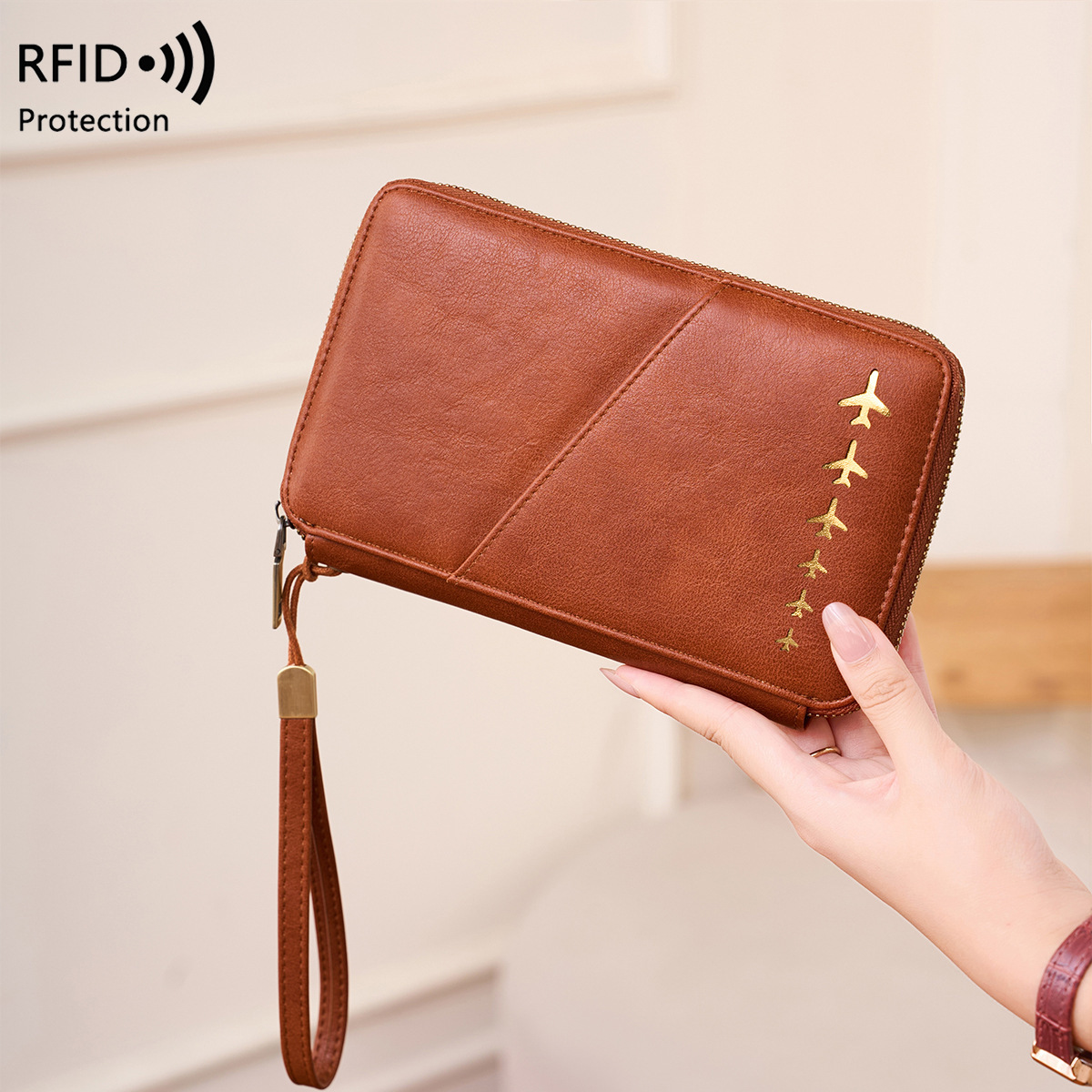 Trendiges Flugzeug-Design RFID – Passport Wallet Rfid Bewertung und Preis