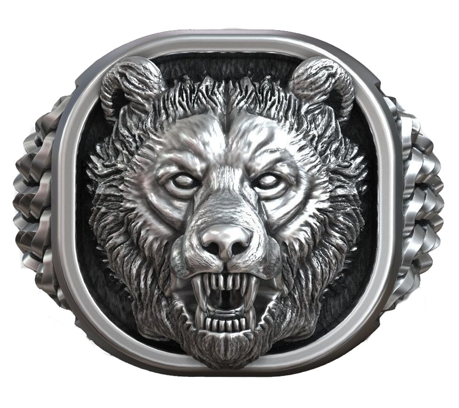 22g Wikinger-Bärenkopf Nordisc – Signet Ring Men Bewertung und Preis