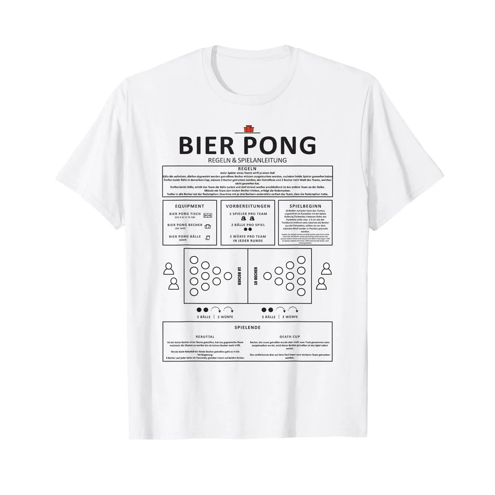 Beer Pong Regeln Zubehör Lusti – Men Accessories Rule Bewertung und Preis