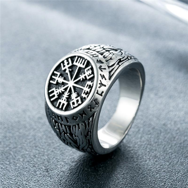 Vintage Wikinger Rune Siegel s – Signet Ring Men Bewertung und Preis