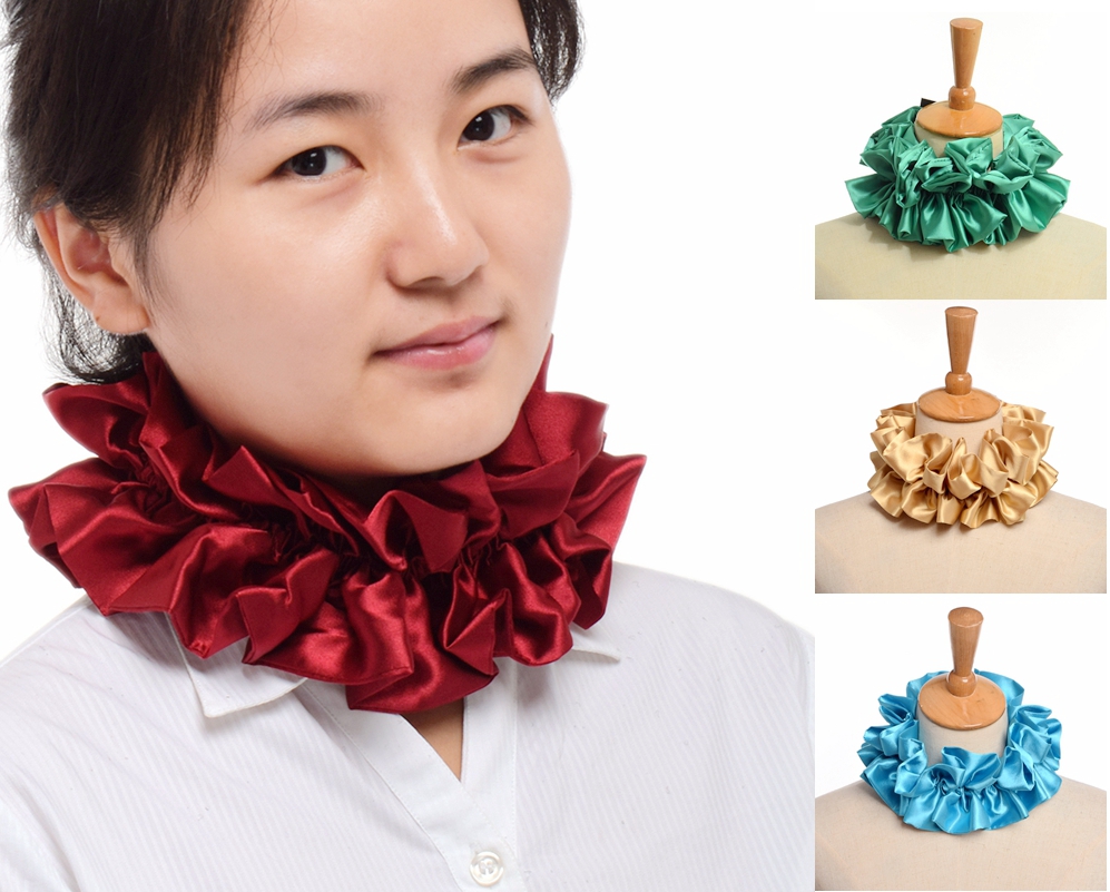 Clown Cosplay Satin Rüschenhal – Men'S Victorian Accessories Bewertung und Preis