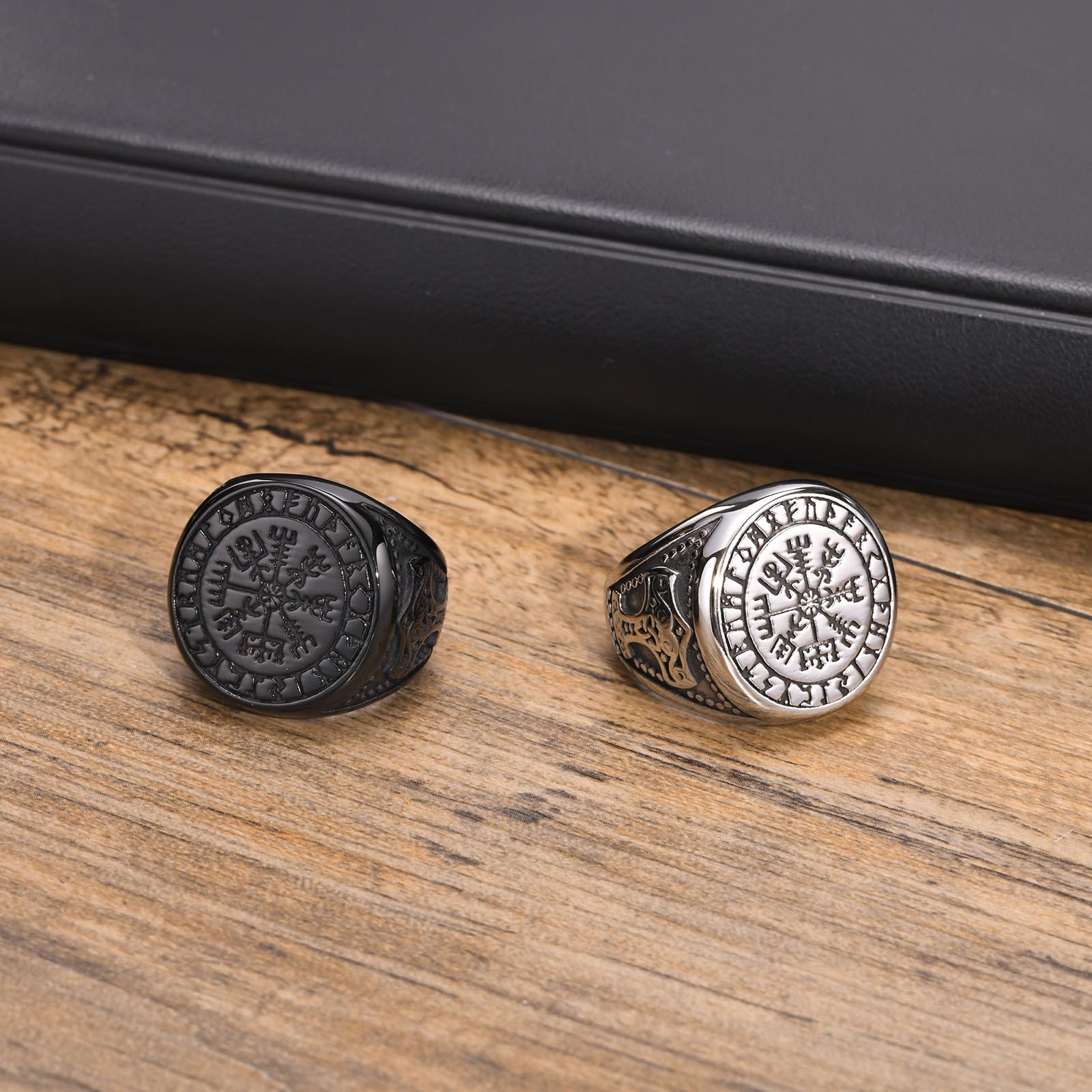 Vnox Coole Punk Nordische Wiki – Signet Ring Men Bewertung und Preis