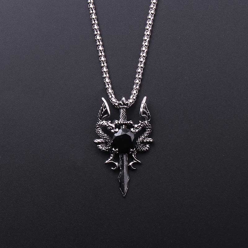 Doppeldrachen-Halskette mit sc – Men'S Accessories And Jewelry Bewertung und Preis