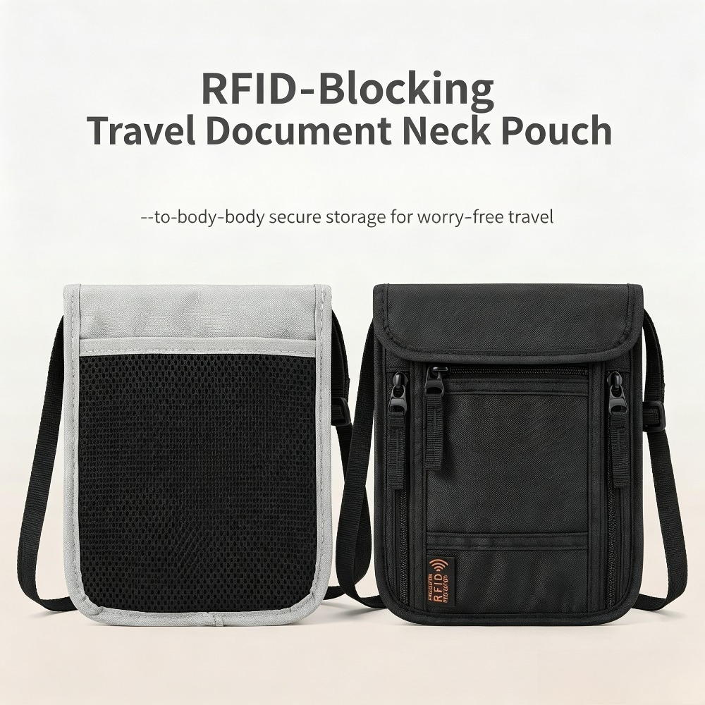 Reise-Nackenbörse, RFID-blocki – Passport Wallet Rfid Bewertung und Preis