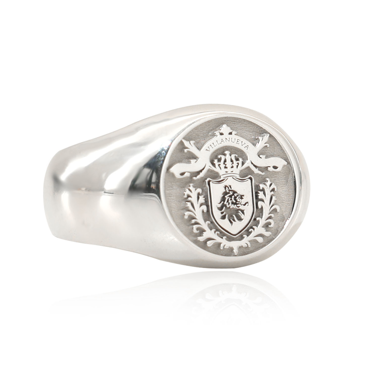 17mm runder Herrenring aus mas – Signet Ring Men Bewertung und Preis